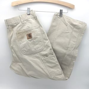 VTG Carhartt - 38W x 30L - Made in USA -  Loose Fit  Washed Duck Work Pant